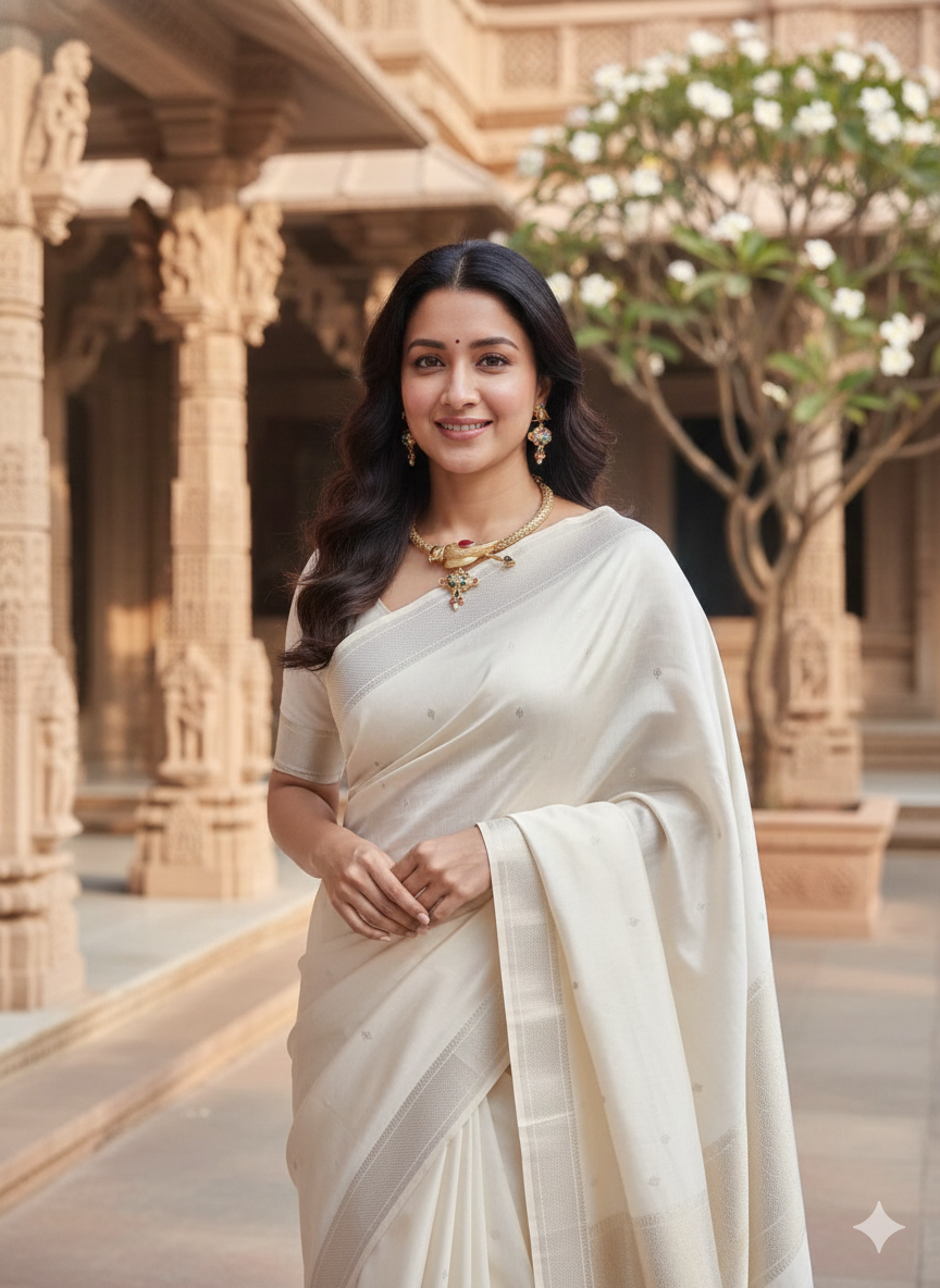 TOTAPARI GOLD PLATED NECKLACE SET WITH EARRINGS - Image 2