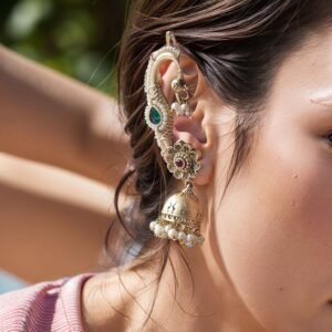 HANSNI GOLD PLATED EARCUFF FOR WOMEN